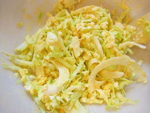 シャキシャキ野菜のコンソメ卵サラダ